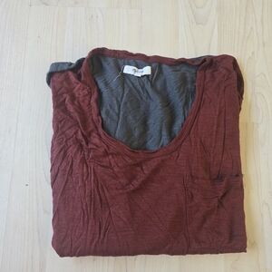Madewell Long Sleeve Pocket Top Size Small
